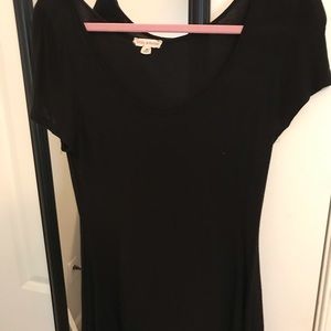 Black U shaped top